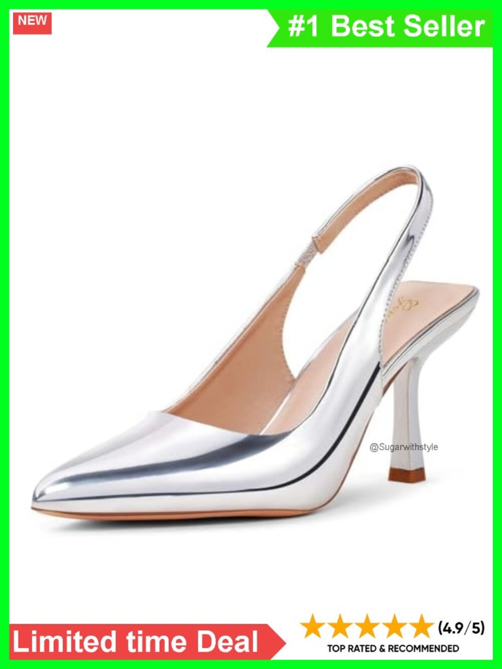 Satin Slingback Kitten Heel Pointed Toe Pumps Wedding Party Dress Shoes
